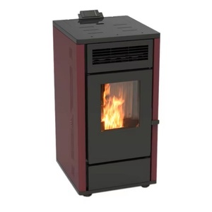 Poêle à granulés de bois Poêle moderne en fonte d'acier En stock Poêle à granulés de boisPrêt à expédier Poêle à granulés de bois - Product Image 6