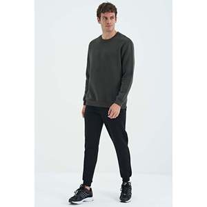 Pantalon de survêtement décontracté pour homme Sean Black avec taille élastique 84928 - Product Image 4