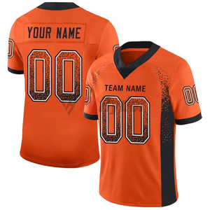 Sublimation de logo personnalisé nouveau design sport t-shirt manches courtes football américain t-shirts vente en gros meilleur style de mode OEM - Product Image 4