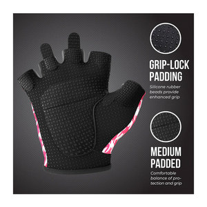 Venta al por mayor de nuevo diseño de medio Dedo de neopreno guantes de levantamiento de pesas guantes de entrenamiento - Product Image 2