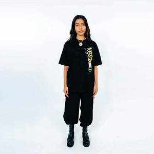 Camiseta Hip-Hop de gran tamaño para hombre de alta calidad-Jersey de algodón, serigrafía personalizada - Product Image 1