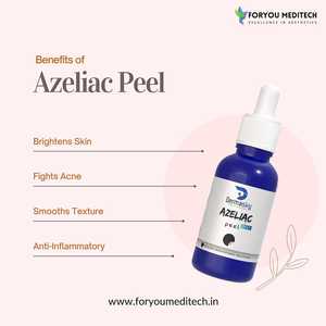 Dermasky azeliac Peel 30มล. แผ่นเคมีความงามสำหรับทุกสภาพผิว2025กรดซาลิไซลิกลดกระหน่ำลดกระหน่ำ - Product Image 3