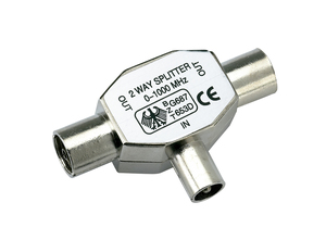 Distributore TV 1 maschio 2 femmine (F-Bright 0300750) - Product Image 1