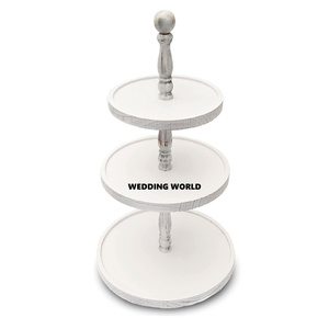 Four Tire New <b>Wooden</b> <b>Cake</b> <b>Stand</b> Premium Quality Handmade <b>Cake</b> <b>Stand</b> Classic Stylish Designer <b>Wooden</b> <b>Cake</b> <b>Stand</b> - Product Image 6