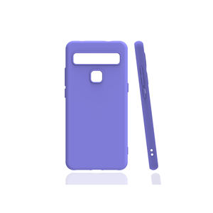 Funda Protectora de Silicona Premium TCL 10L, Tacto Suave, Color Lila, en Empaque Minorista para Modelos A22 14 Plus XS - Product Image 1