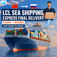 Agente de Transporte de Carga de China a Rusia, LCL Express DDP Puerta a Puerta, Servicios de Consolidación de Carga Marítima