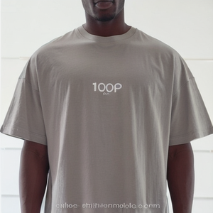 Venta al por mayor de camisetas de lujo para hombre 100% algodón de peso pesado Boxy Fit Oversize diseño recortado ajuste cómodo opciones de logotipo personalizado - Product Image 6