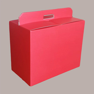 5 uds cajas grandes de almacenamiento de Navidad seda rojo 430x240x345mm soporte de Panettone botella de cartón gráfica maleta caja de regalo de Navidad - Product Image 1