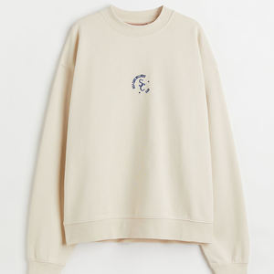 <b>Women</b> Custom Logo Embroidery <b>Women's</b> <b>Sweatshirts</b> Oversized Shoulder Casual <b>Women</b> <b>Long</b> <b>Sweatshirt</b> - Product Image 4
