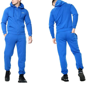 100% coton survêtements confortables coupe ajustée OEM Premium séchage rapide Durable élégant hiver vêtements de sport survêtement pour homme - Product Image 5