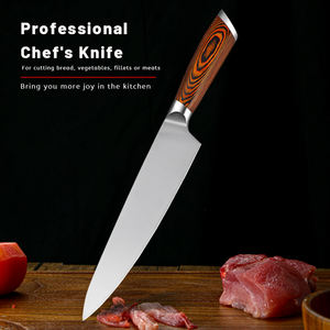 Couteau de chef de cuisine professionnel en acier inoxydable couteau de cuisine aiguisé de qualité supérieure personnalisé en gros OEM ODM - Product Image 2