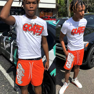 Conjunto de pantalones cortos de talla grande unisex personalizados para entrenamiento de invierno, chándales para correr, ropa de entrenamiento al por mayor - Product Image 1