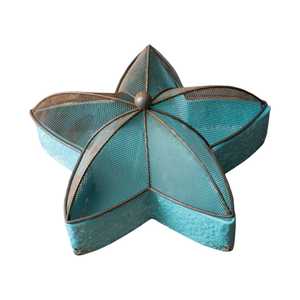 Plateau en aluminium en forme d'étoile fait main de qualité supérieure avec couvercle au meilleur prix d'Inde - Product Image 3