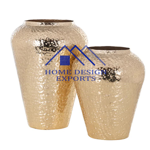 Vases à fleurs pour tables intérieures et extérieures, centres de table de mariage, urnes à fleurs en métal aluminium très vendues - Product Image 4