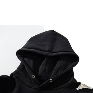 Sudadera con capucha bordada personalizada Oem Street Style Custom Oversized Men's Plain Bulk Winter Men's Bordado Hoodie - Product Image 3