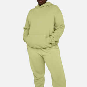 Vente en gros de sweats à capuche tricotés surdimensionnés pour l'hiver Survêtement de fitness XS Lettres imprimées durables sur le devant - Product Image 6