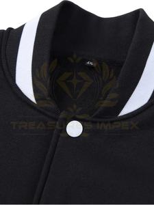 Graphic Warm Fleece Varsity Jacket Oversized Color Block Thick Thermal Baseball Collar Button Clothing For Spring Autumn, - Product Image 5