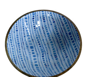 Elegante Tazón de Madera Moderno para Servir con Diseño de Esmalte Elegante, Tazón Ecológico para Ensaladas y Frutas, Hecho a Mano - Product Image 6