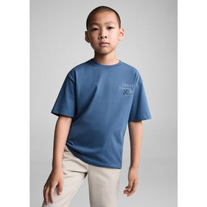 Heavyweight 100% algodón Boxy Vintage gráfico Oversize camiseta ácido lavado grueso cuello redondo para hombres camiseta en blanco - Product Image 6