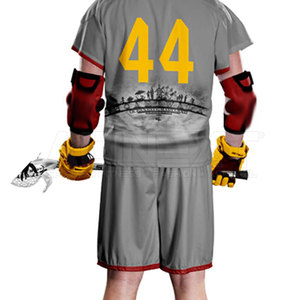 Uniforme de Lacrosse Personalizado de Talla Grande con Diseño Propio, Color y Logotipo a Elección, Transpirable, 100% Poliéster, Ropa Deportiva de Alta Calidad - Product Image 6