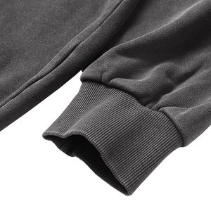 2025 fabricante superior Unisex manga completa lavado ácido Sudadera con capucha logotipo personalizado impresión Digital bordado 3D 100% algodón polar - Product Image 5