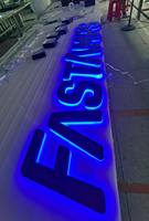 Enseignes lumineuses 3D personnalisées, lettres en relief, panneaux LED, logos, enseignes extérieures rétroéclairées, lettres en acier inoxydable pour entreprises et commerces