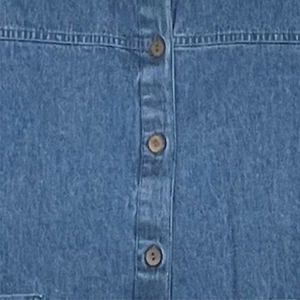 Veste en jean bleu 100% coton pour femme avec design déchiré Vestes et manteaux en jean pour homme - Product Image 5