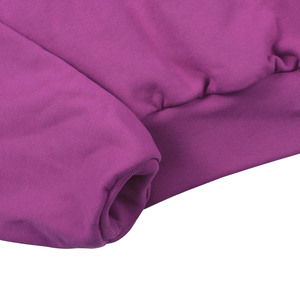 Sudadera holgada de doble capa con logotipo personalizado, sudadera de algodón liso pesado con bolsillo lateral, diseño de estampado informal de otoño - Product Image 4