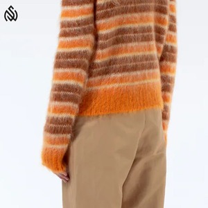 Suéter de Punto Personalizado de Moda, Suéter de Manga Larga con Bordado, Suéter Ajustado para Mujer, Suéter de Punto para Mujer - Product Image 5