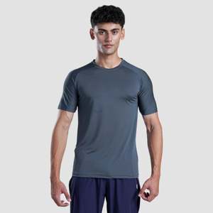 เสื้อยืด Legacy Tee-100% โพลีเอสเตอร์เจอร์ซีย์ 240 กรัม ทรงหลวม พิมพ์ลายโลโก้ 3 มิติ มีสีเทาให้เลือก - Product Image 2
