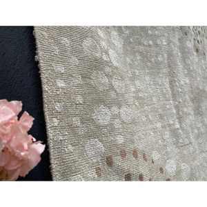 Grand tapis turc vintage 6,46x9,5 pieds, tapis camouflage blanc en laine - Product Image 4