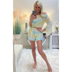 สินค้าใหม่เสื้อผ้าสตรีฤดูร้อนผู้หญิงที่สวยงามสองชิ้นเสื้อผ้าออกแบบเสื้อคอปกชุดสั้น - Product Image 5