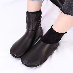 Wholesale Price Leather <b>Socks</b> With Zipper <b>Slipper</b> Leather <b>Socks</b> Pure Genuine Leather High Quality <b>Socks</b> Customized Colors - Product Image 6