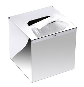 Boîte à mouchoirs porte-couvercle artisanat fabrication en gros nouvellement artisanat boîte à mouchoirs en acier inoxydable - Product Image 1