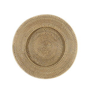 Ensemble de napperon en rotin tissé à la main et anneaux de serviette vaisselle décoration de fête rustique de bonne qualité provenant du Vietnam - Product Image 2