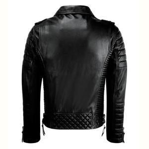 Men's Leather Fashion Clothing Leather Jacket Bikers Motor <b>Bike</b> Jacket for Man Coat Male Stand Collar Motorcycle jacket for men - Product Image 2