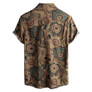 Vente en gros Nouvel arrivage de t-shirts pour hommes à sublimation à bas prix ensemble t-shirts et short imprimés pour hommes, respirants et durables - Product Image 4