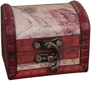 Gran oferta, joyero de madera de estilo de lujo con Kit de maquillaje de Color azul, caja de almacenamiento para niñas y mujeres, collar para el hogar, caja de recuerdo para pendientes - Product Image 4