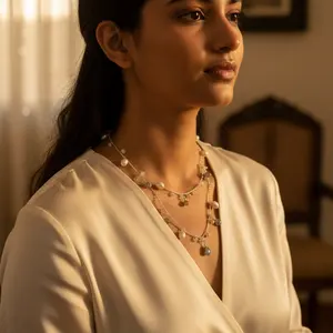 Collar de Perlas de Labradorita para Uso Diario de Mujer - Product Image 1