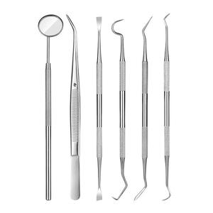 Kit de Instrumentos dentales con espejo de boca + pinzas + 4 sondas reutilizables de MEDICAB INSTRUMENTS, kit de Instrumentos dentales, 1 unidad - Product Image 5