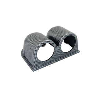 Supporto orizzontale per strumenti con 2 fori, effetto carbonio - Product Image 1