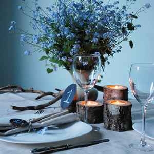 Ensemble personnalisé de 3 bougeoirs en bois pour bougies piliers Grand bougeoir décoratif vintage - Product Image 5