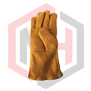 Gants de soudage doublés de Kevlar, coutures en cuir, antistatiques, résistants aux déchirures, 7 oz, sans silicone, sans poudre, personnalisables - Product Image 2