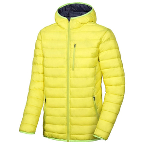 Lightweight Breathable Waterproof Woolen Hooded Puffer <b>Jacket</b> Unisex Winter Use Cotton Filling Front Logo Daily Outdoor <b>Travel</b> - Product Image 6