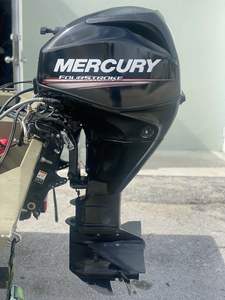 Moteur hors-bord industriel OEM d'occasion 2014, 30 CV, 4 temps, M-erc-ur-y, arbre de 20 pouces, 230 heures, garantie de 3 ans - Product Image 4