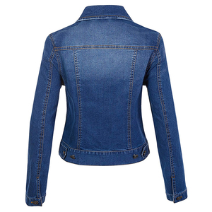 Women's Casual Long Sleeve Winter Warm Outdoor Cotton Denim Jacket Latest Design Breathable Embroidery New Style Finished - Product Image 3