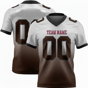 Maillot de football américain personnalisé, respirant, en polyester de haute qualité, uniformes sportifs, fabricant en gros - Product Image 4