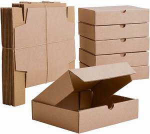 Caja de Envío de Cartón Corrugado Reciclable y Ecológica, Embalaje de Alta Resistencia con Asa y Cierre Magnético - Product Image 2