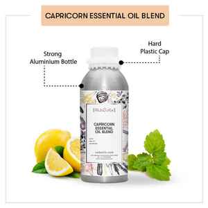 Capricorn Zodiac 100% Pure Essential Oil Blend Moisturising Nourishing Body Oil <b>Pine</b> Lemon Organic Herb Ingredients <b>Box</b> - Product Image 3