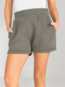 Shorts Deportivos de Felpa de Algodón para Mujer, a la Moda, de Alta Demanda, Cintura Alta, Elásticos, para Descansar - Product Image 4